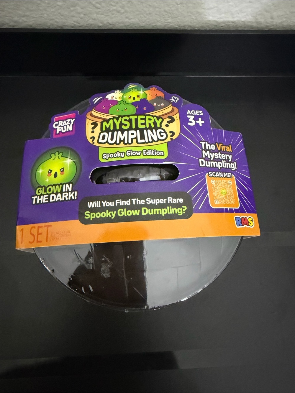 RMS Squishy Mystery Dumpling Spooky Glow Edition - Glow-in-the-Dark (Purple)